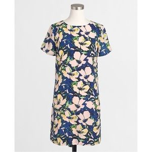 J.Crew Factory Tropical Floral Print Shift Gallery Dress